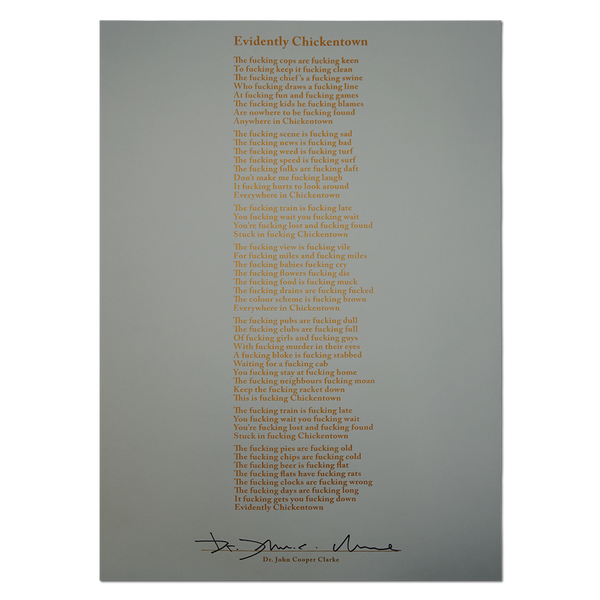Evidently Chickentown Screenprint