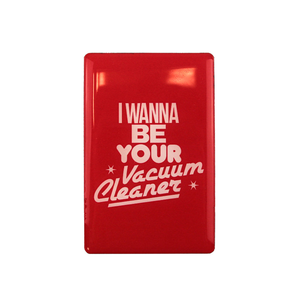 RED VACUUM CLEANER MAGNET