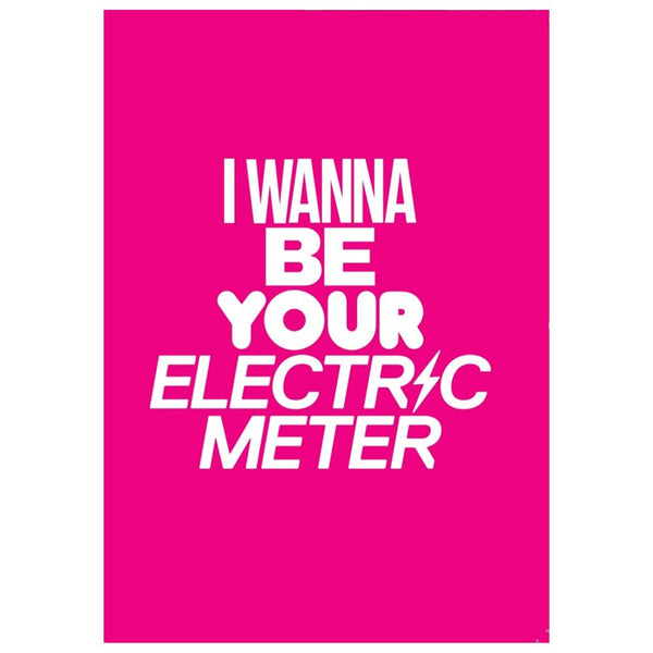 ELECTRIC METER BLANK CARD
