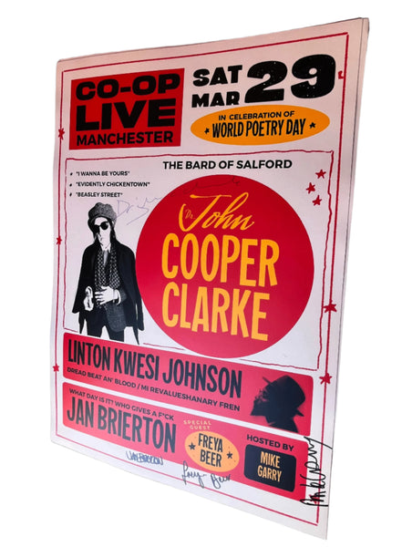 Manchester Poster Signed